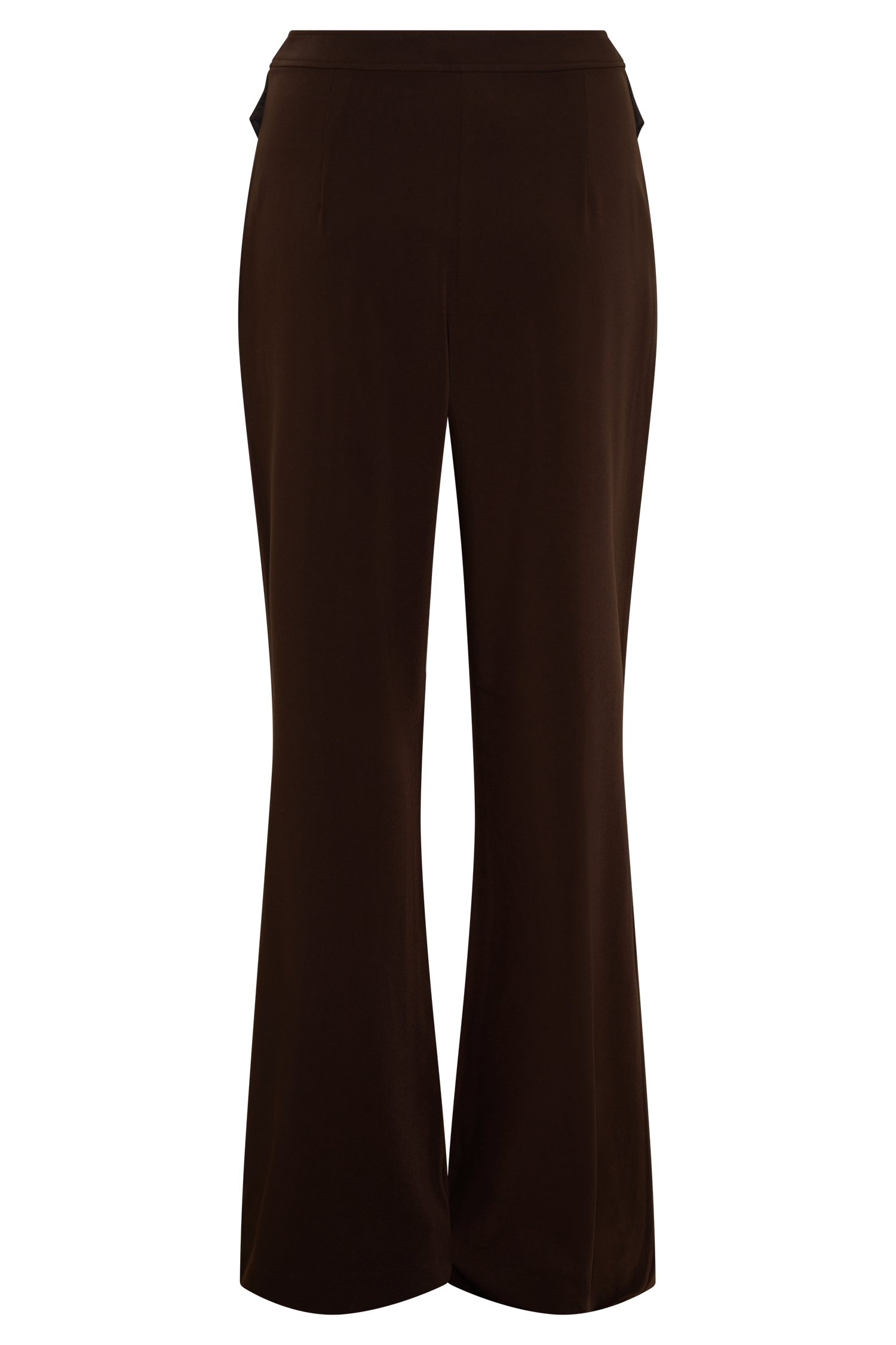 Darcie Fit And Flare Suiting Pants - Dark Chocolate