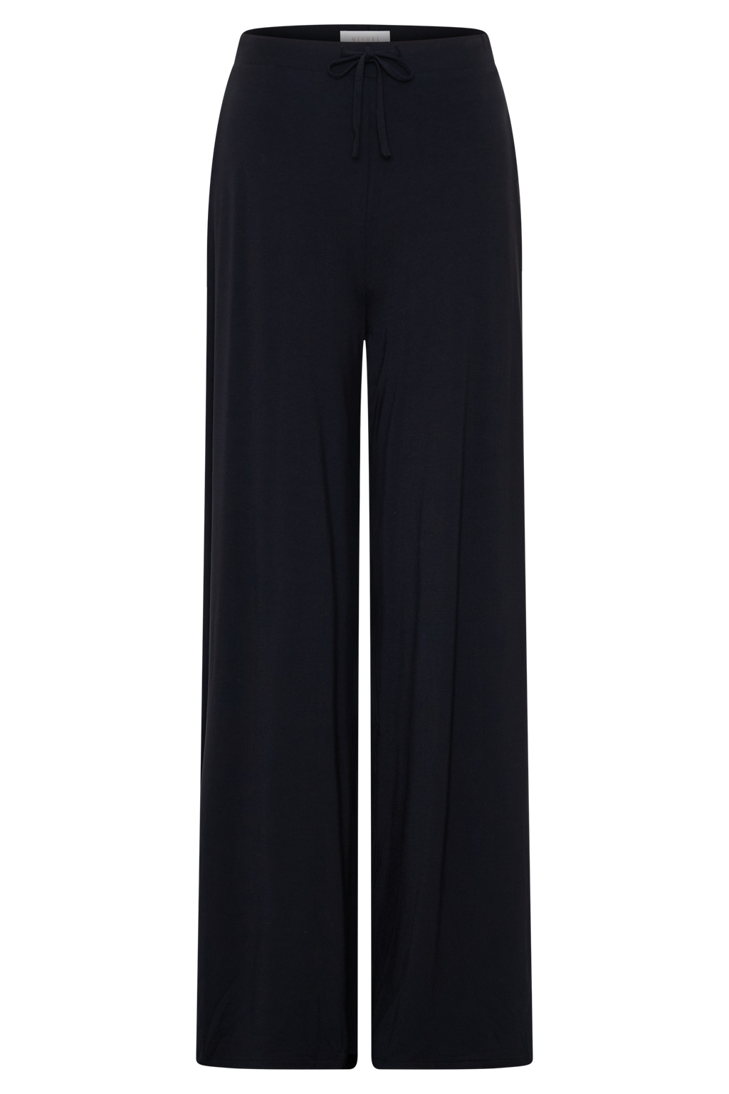 Dewi Wide Leg Modal Pants - Black