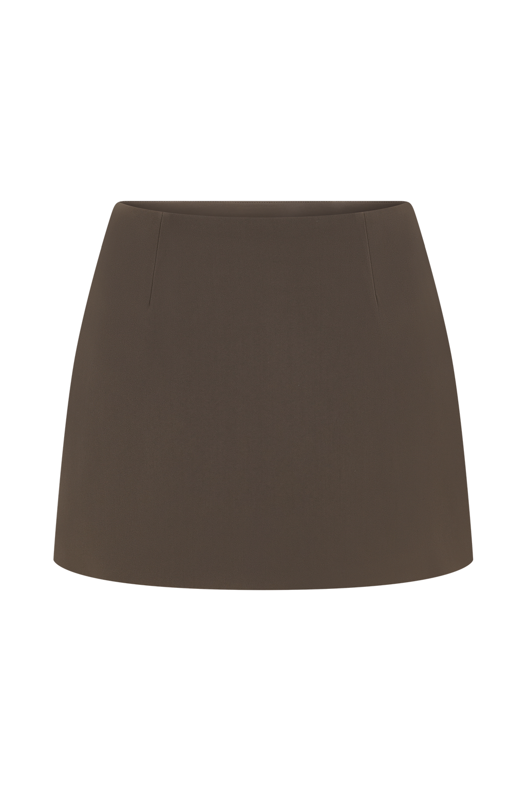 Effy Suiting Mini Skirt - Cacao Brown