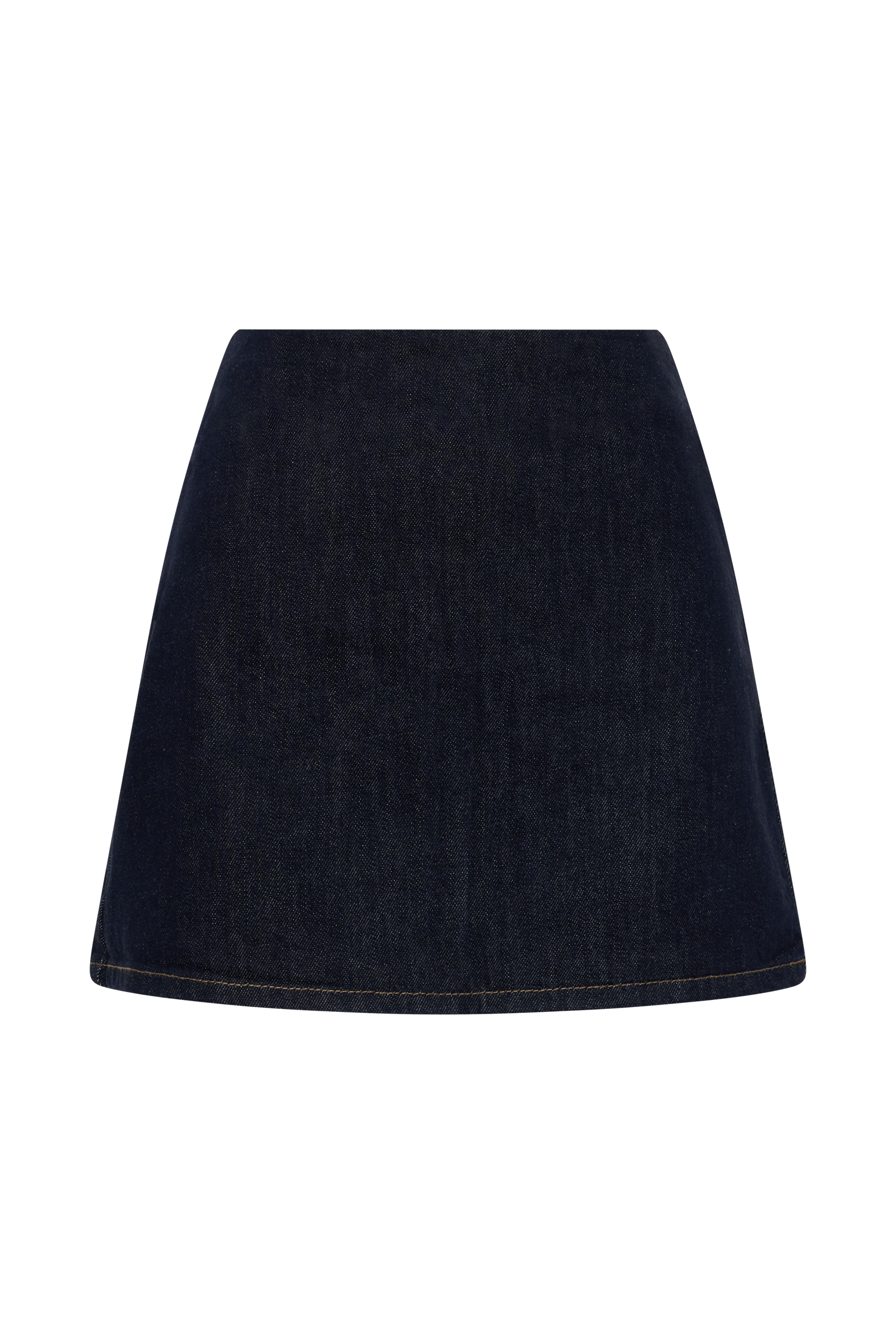 Ellie Denim Mini Skirt - Washed Indigo Blue