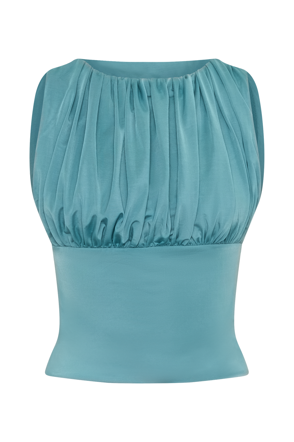 Erina Slinky Open Back Top - Teal