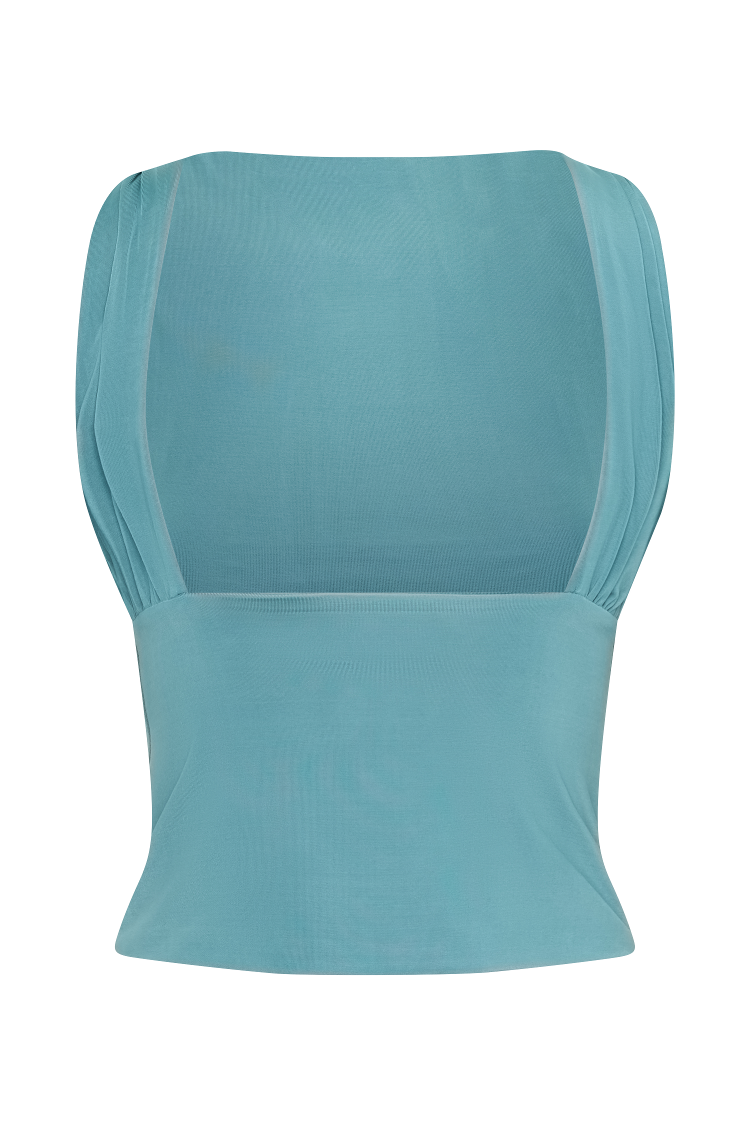 Erina Slinky Open Back Top - Teal