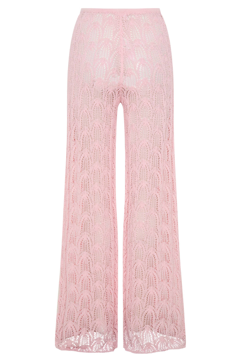 Glinda Crochet Pants - Baby Pink