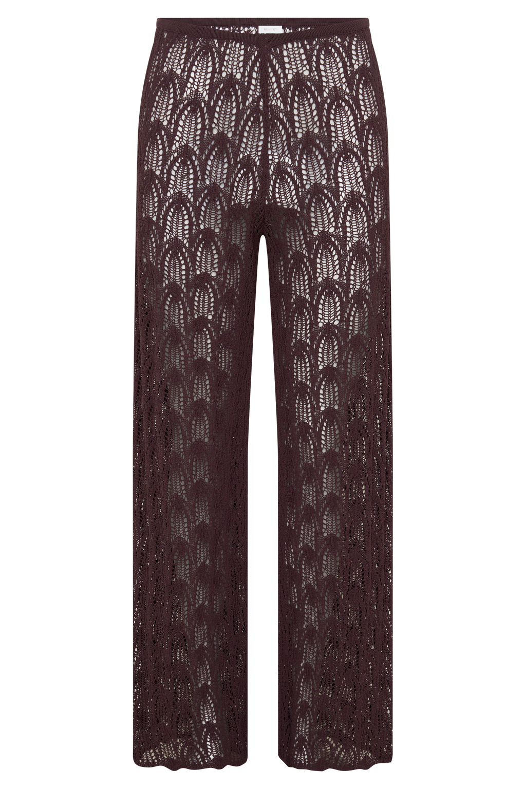 Glinda Crochet Pants - Chocolate