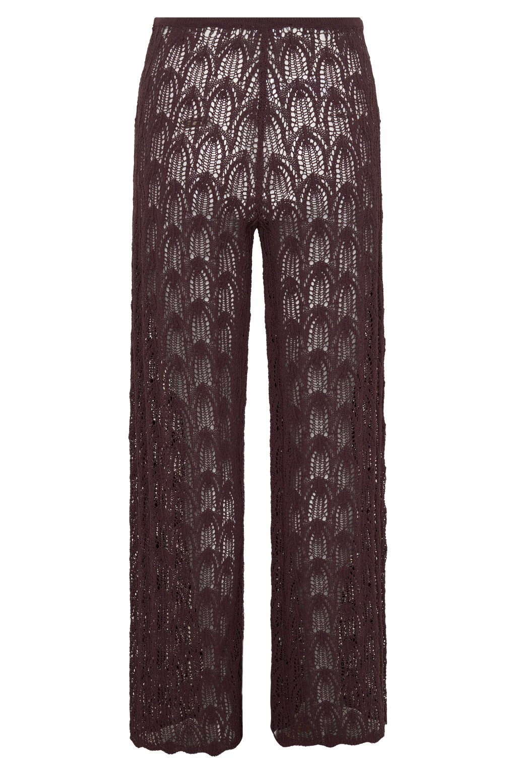 Glinda Crochet Pants - Chocolate