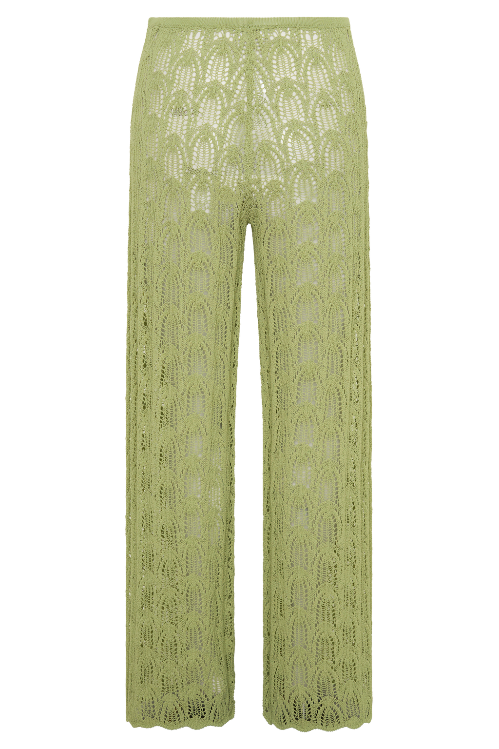 Glinda Crochet Pants - Light Olive