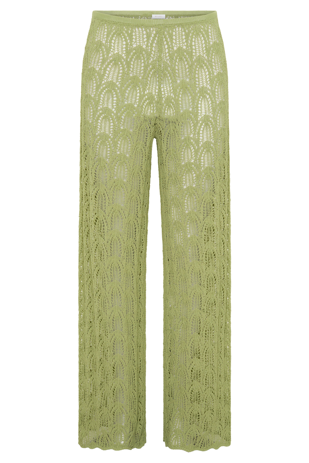 Glinda Crochet Pants - Light Olive