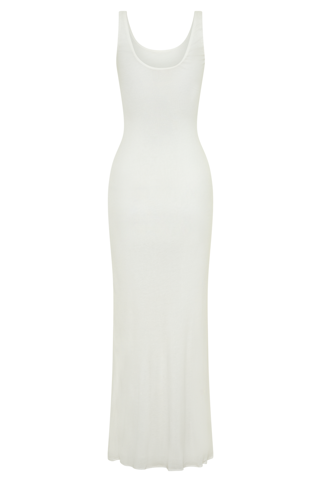 Gwenaelle Scoop Neck Jersey Maxi Dress - White