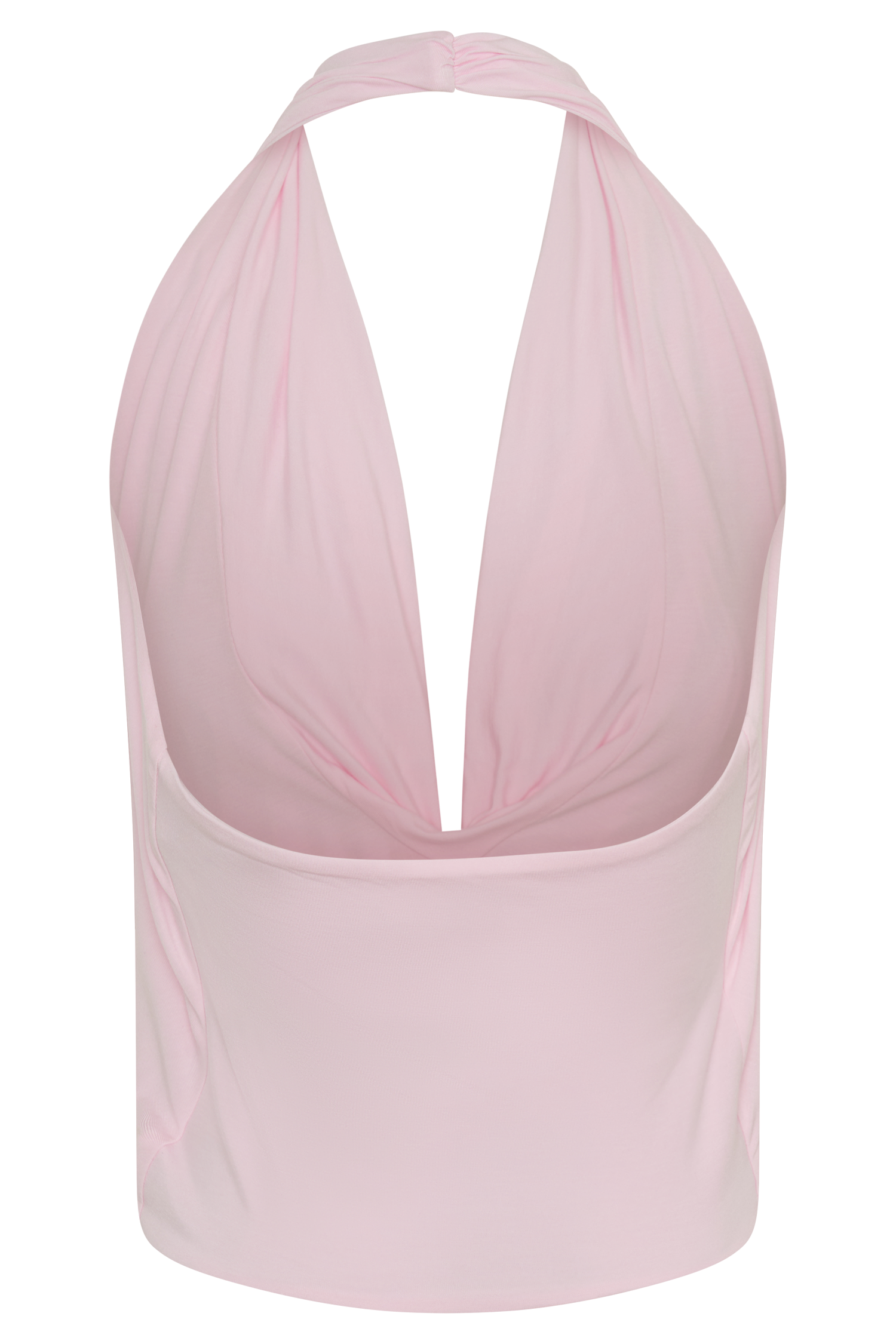 Huyen Cowl Front Modal Top - Ballet Pink