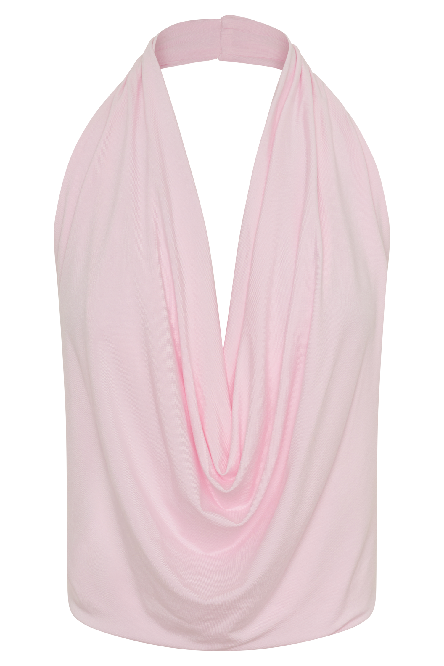 Huyen Cowl Front Modal Top - Ballet Pink