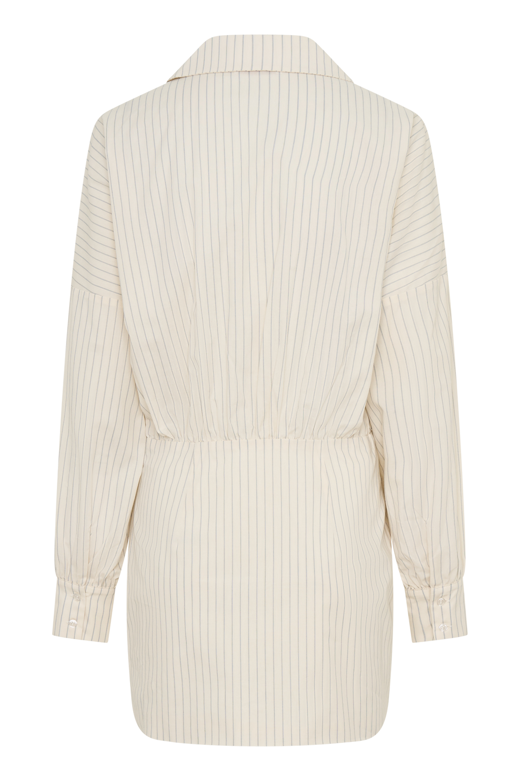Ivy Oversize Shirt Mini Dress - Stripe