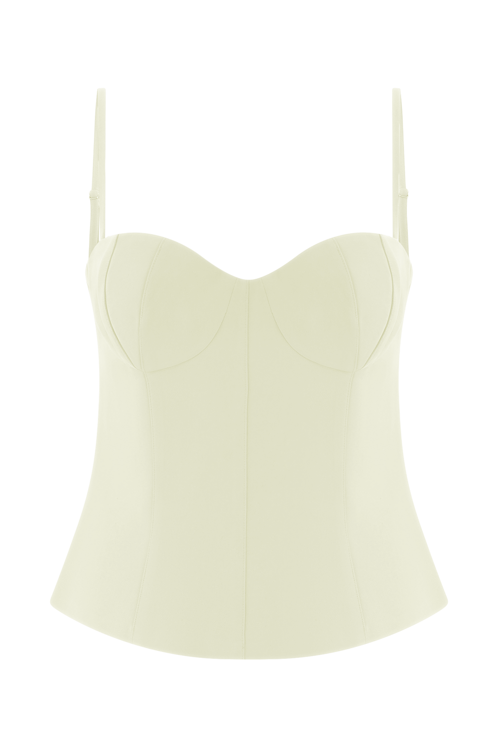 Jaime Spaghetti Strap Suiting Top - Ivory