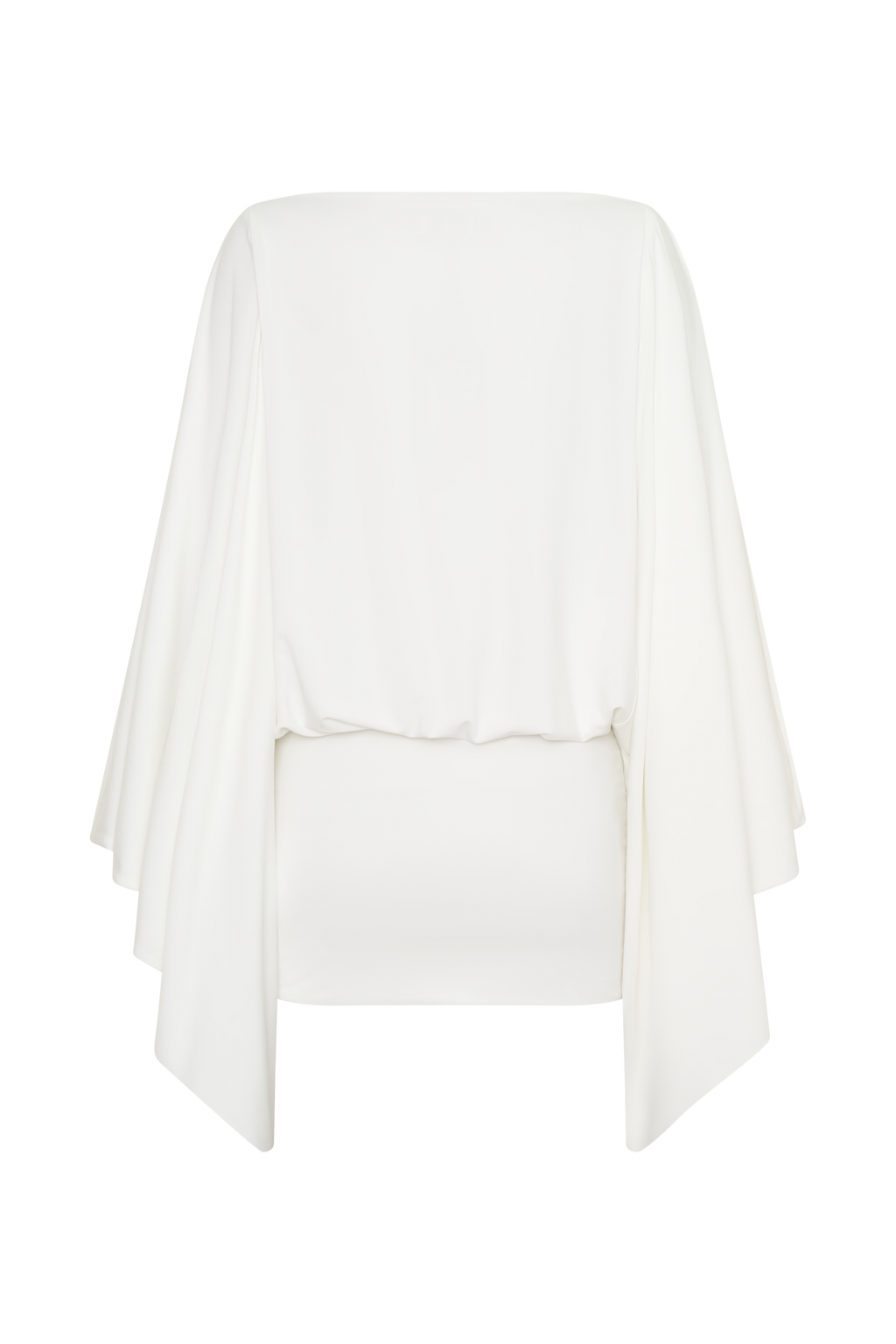 Jessy Draped Mini Dress - Ivory