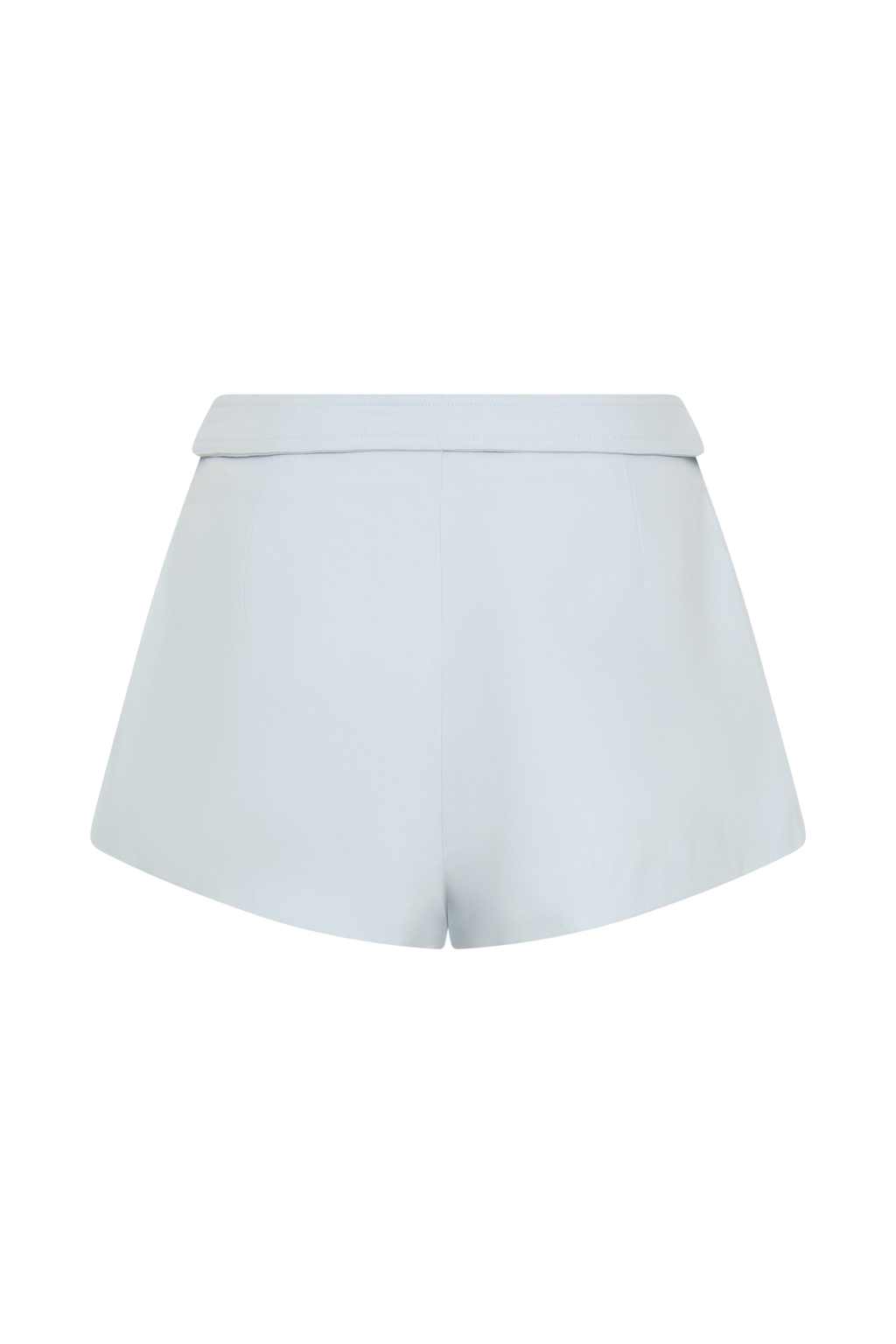 Josephine Cotton Shorts With Waistbands - Ice Blue