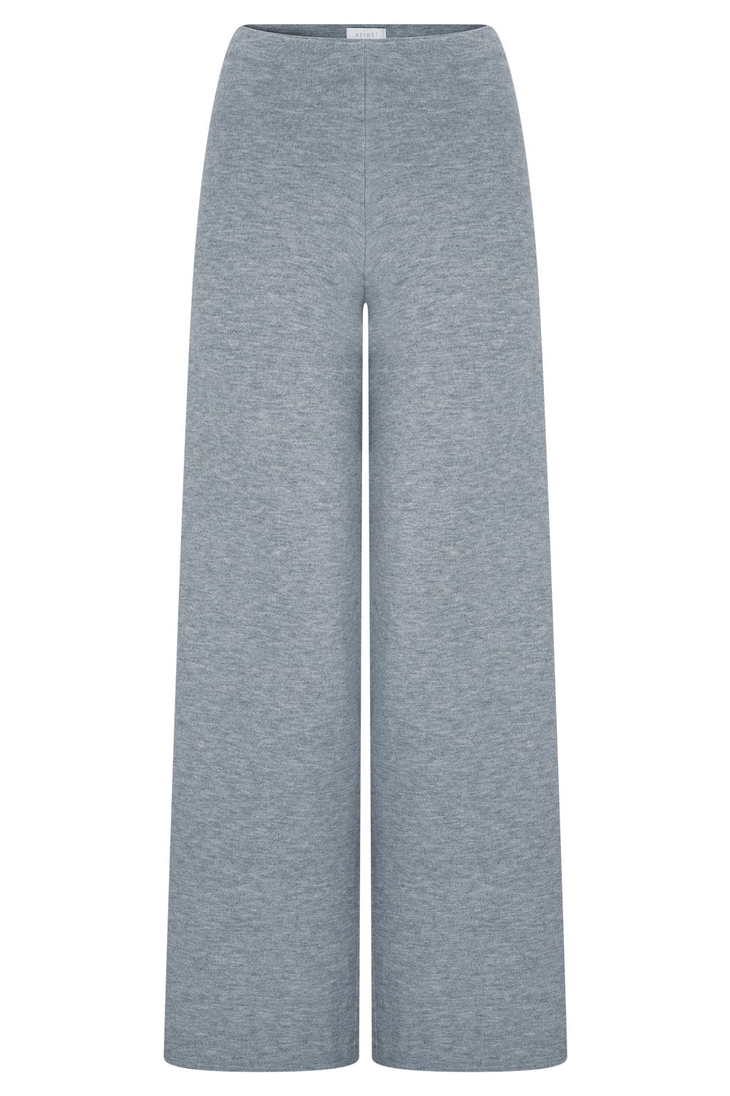 Kerrymae Straight Leg Knit Pants - Grey Marle
