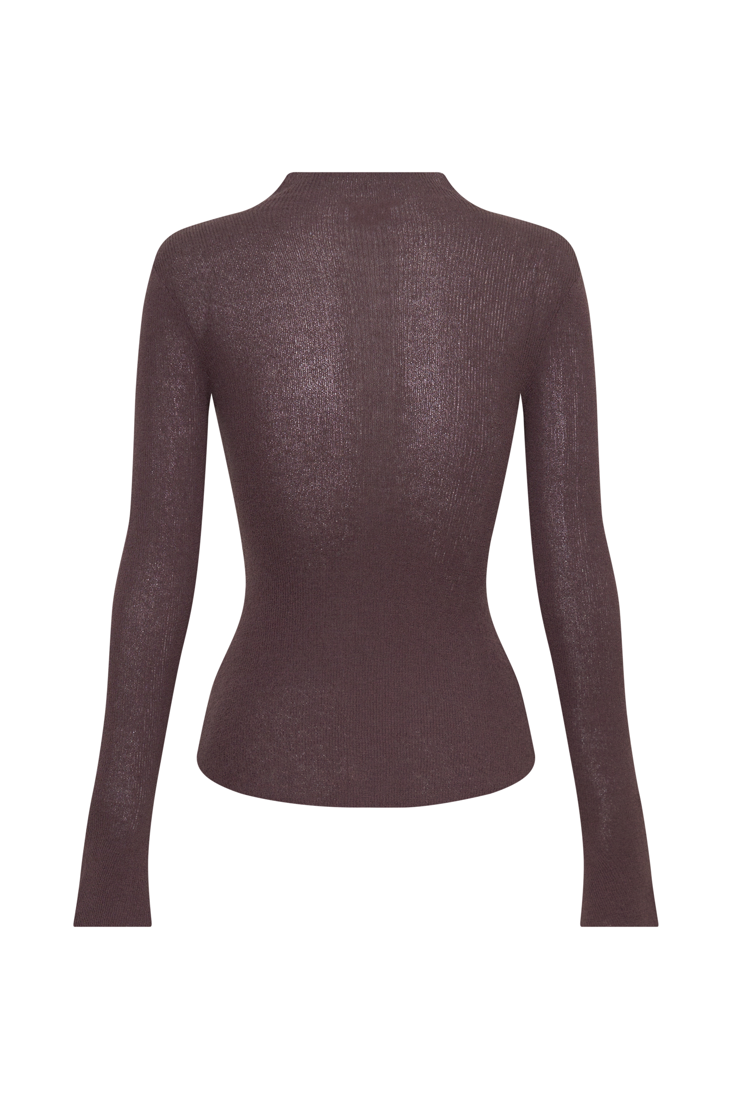 Lawson Wrap Knit Long Sleeve Top - Peppercorn