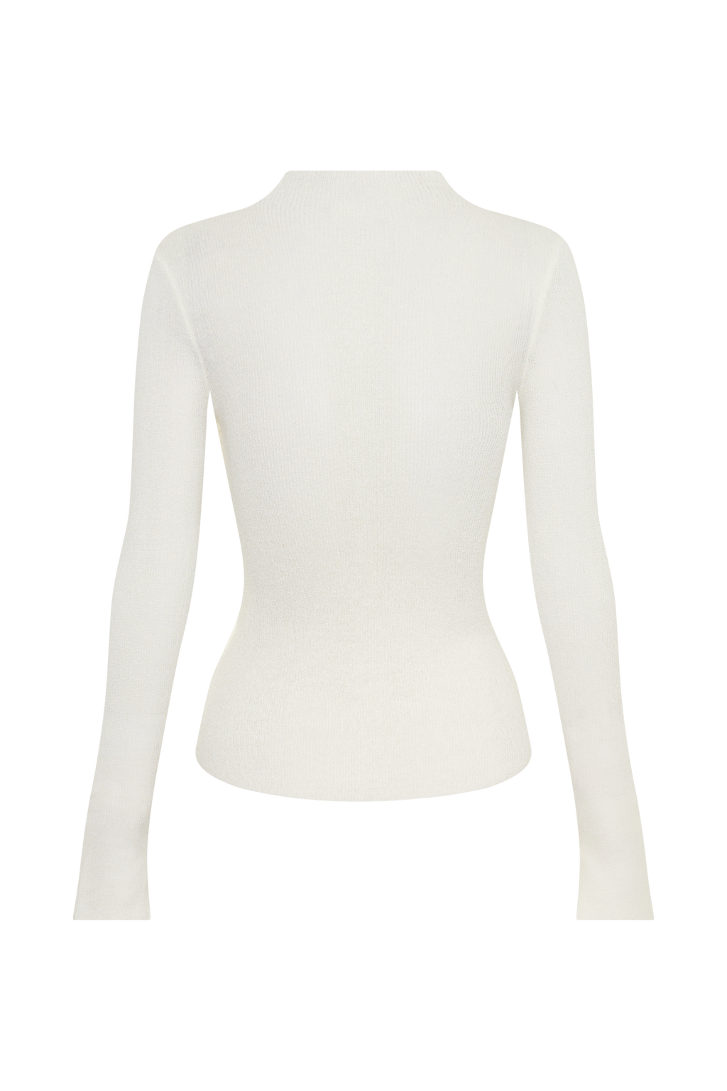 Lawson Wrap Knit Long Sleeve Top - White