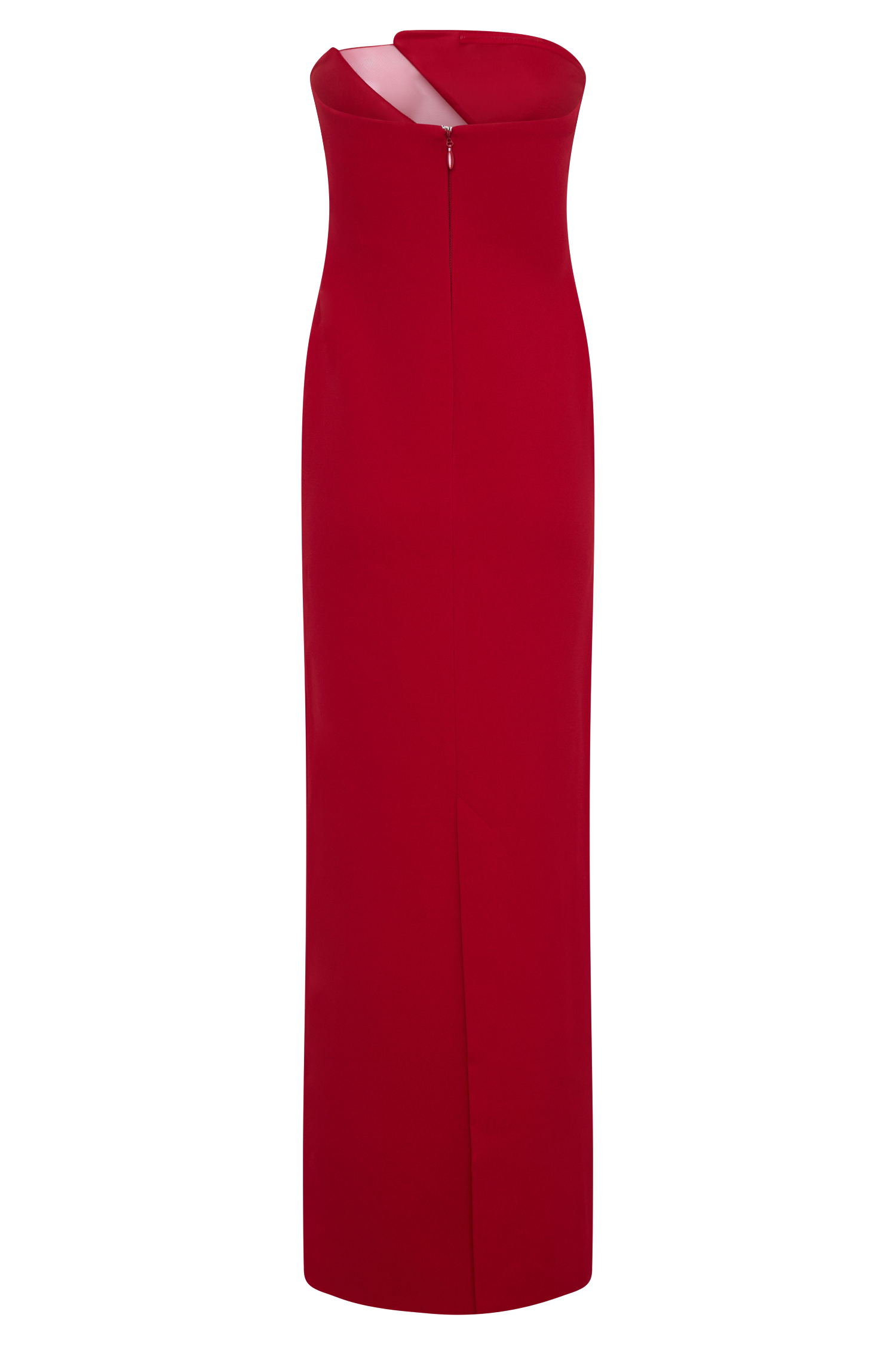 Lianne Strapless Maxi Dress - Red