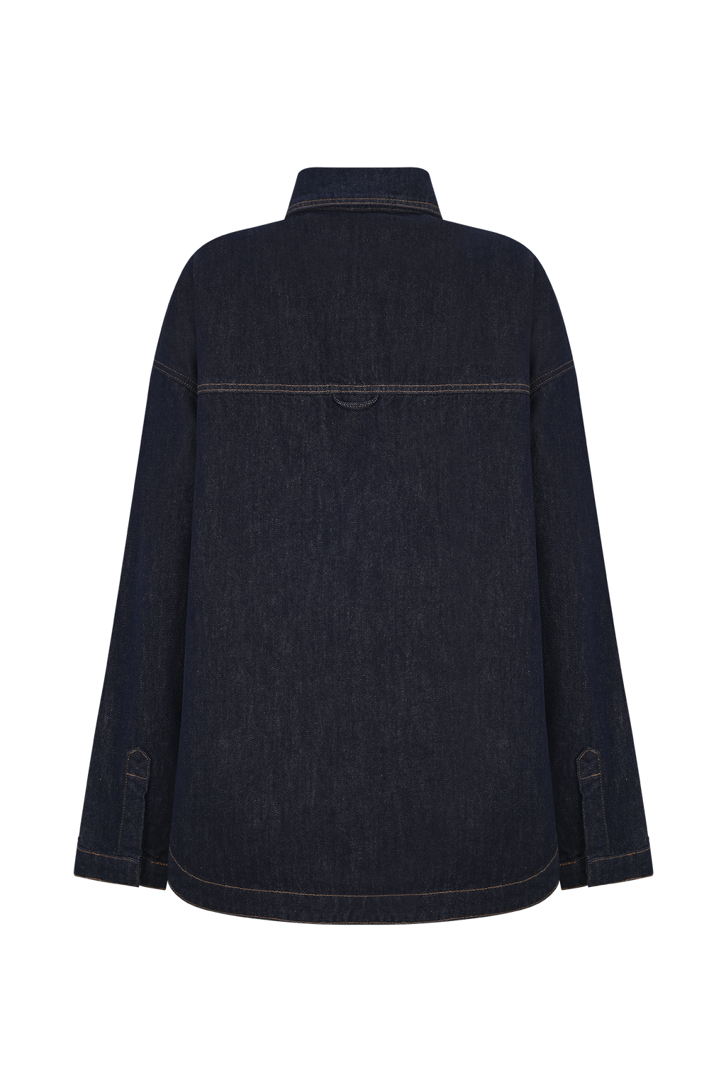 Lioda Oversized Denim Shirt - Washed Indigo Blue