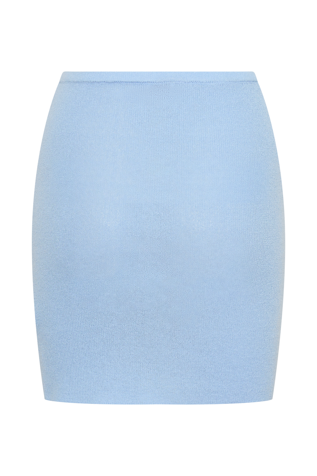 Loura Mid Rise Knit Mini Skirt - Cornflower Blue