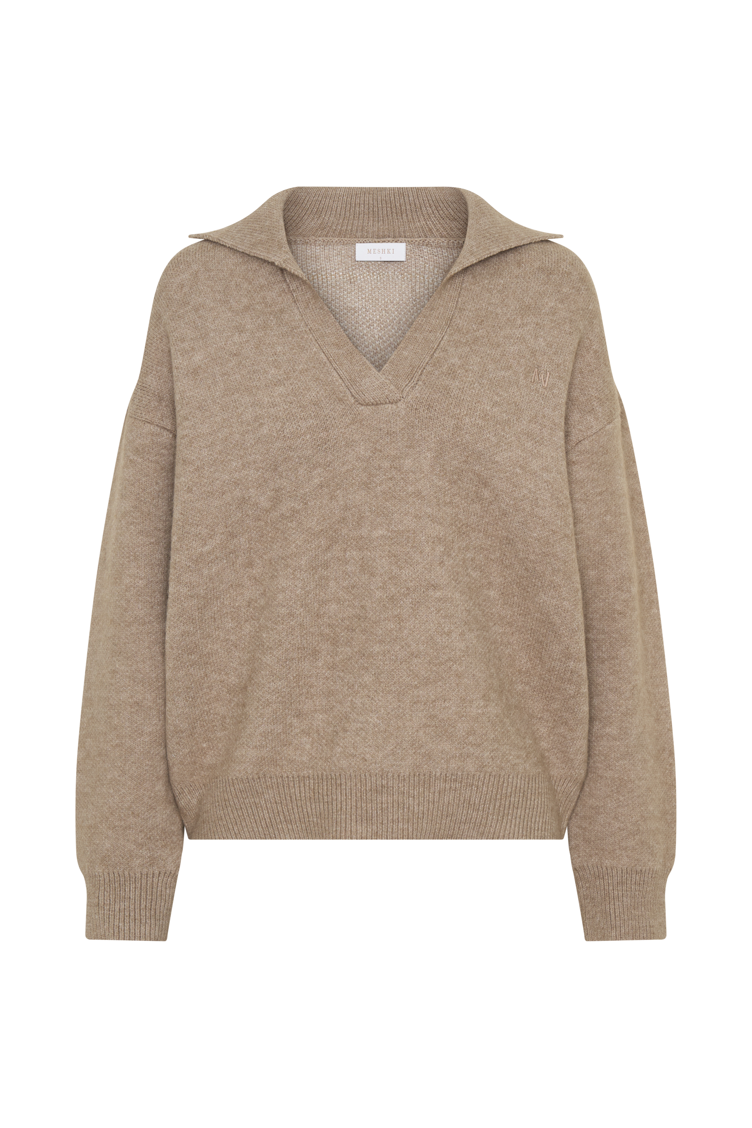 Luca Knit Jumper - Beige Marle