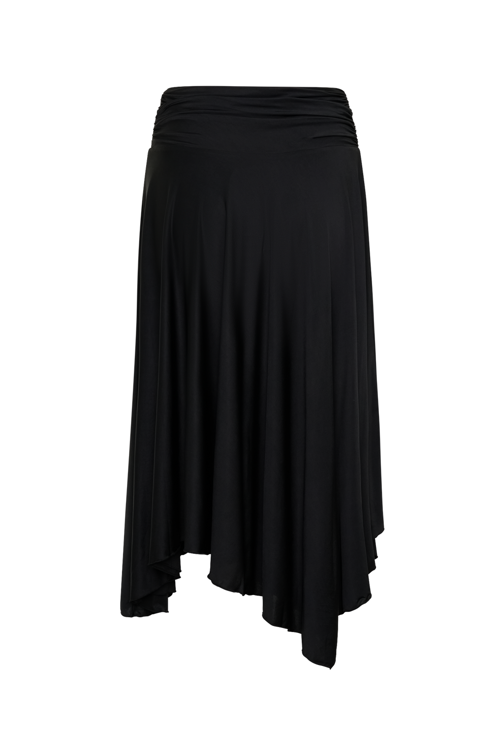 Luu Slinky Midi Skirt - Black