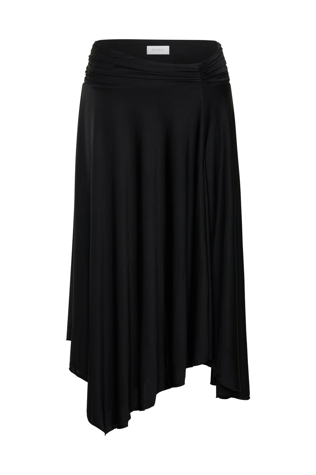 Luu Slinky Midi Skirt - Black