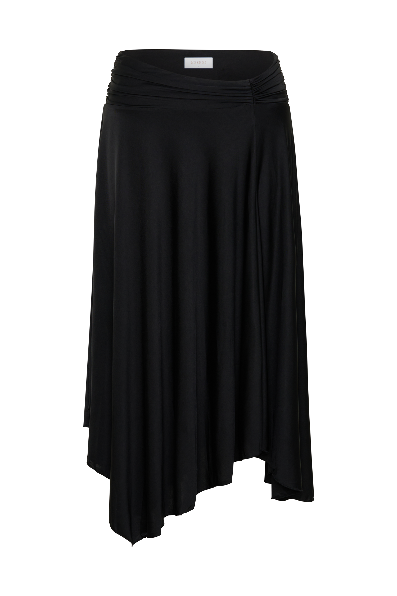 Luu Slinky Midi Skirt - Black