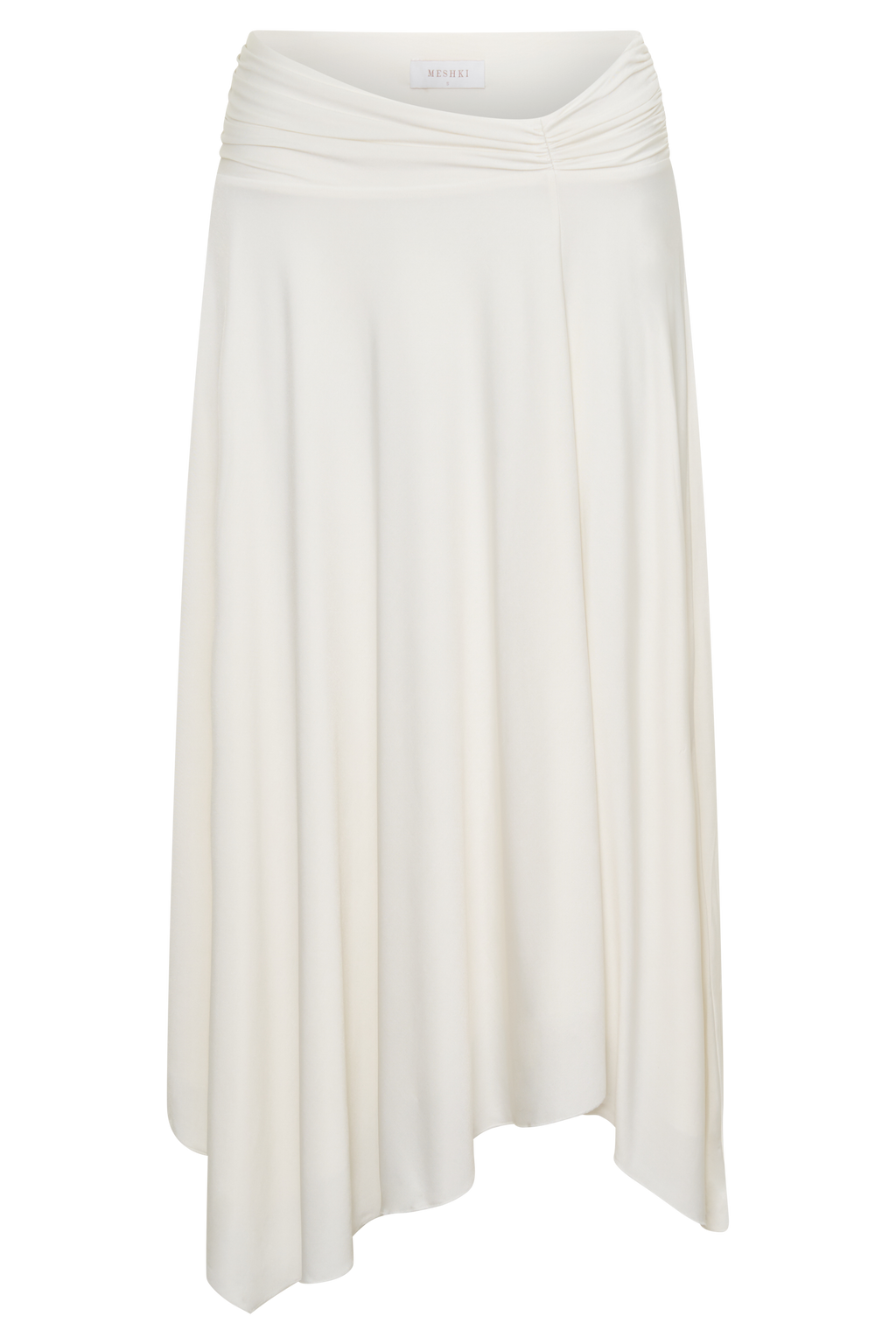 Luu Slinky Midi Skirt - Ivory
