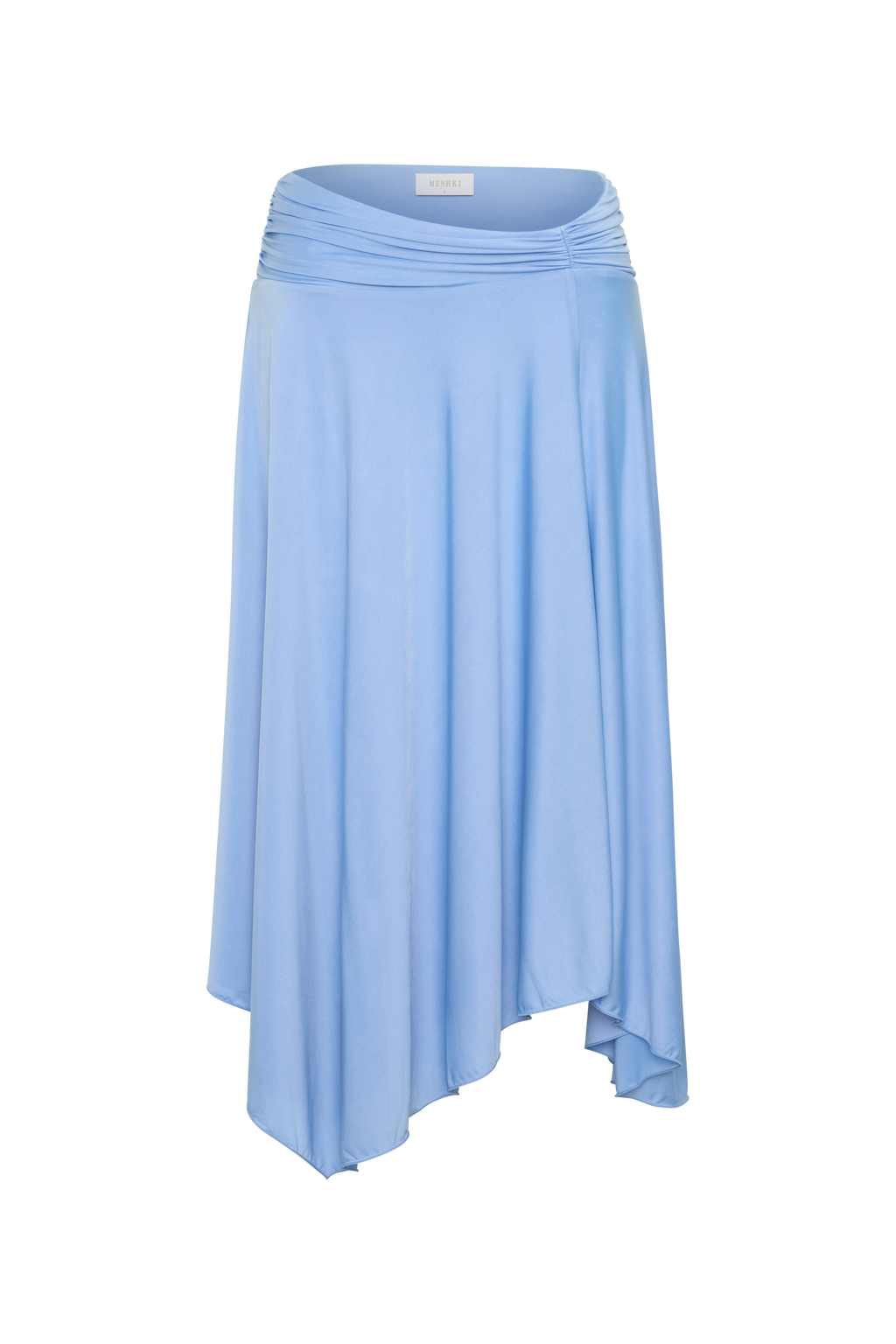 Luu Slinky Midi Skirt - Sea Blue