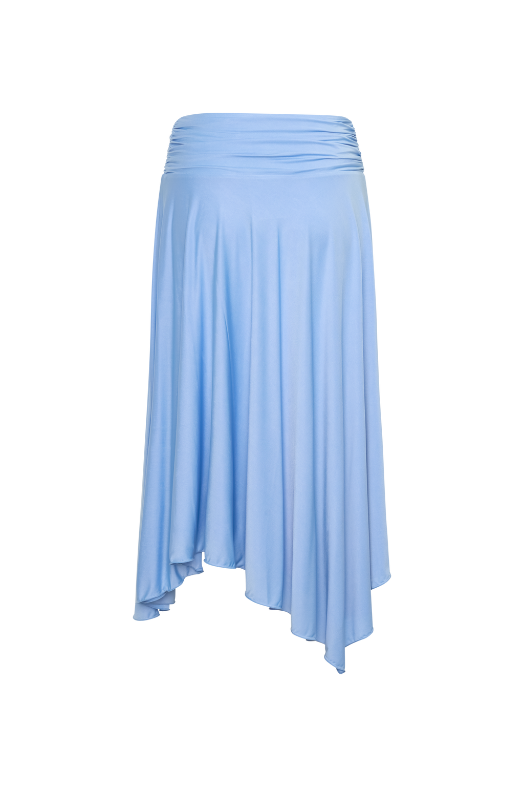 Luu Slinky Midi Skirt - Sea Blue