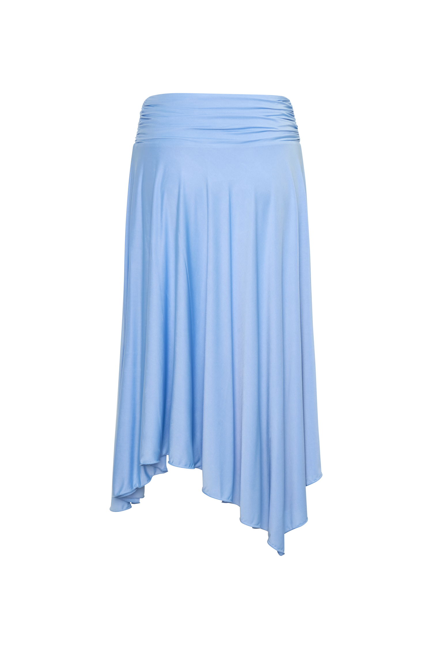 Luu Slinky Midi Skirt - Sea Blue