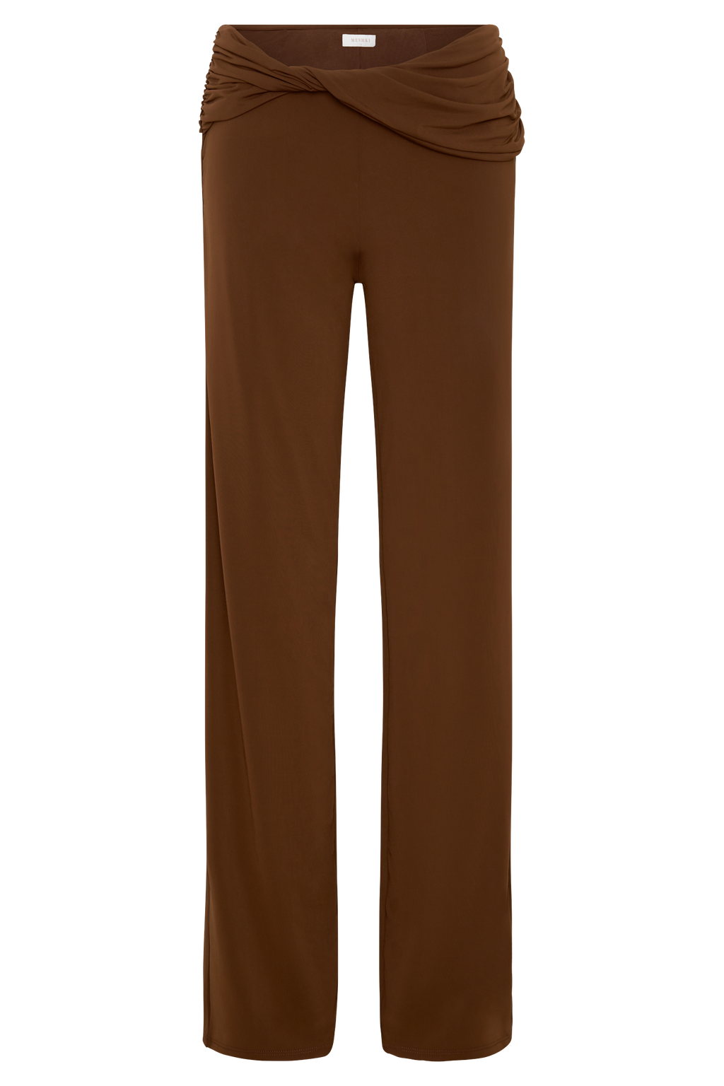 Lydia Slinky Straight Leg Pants - Chocolate