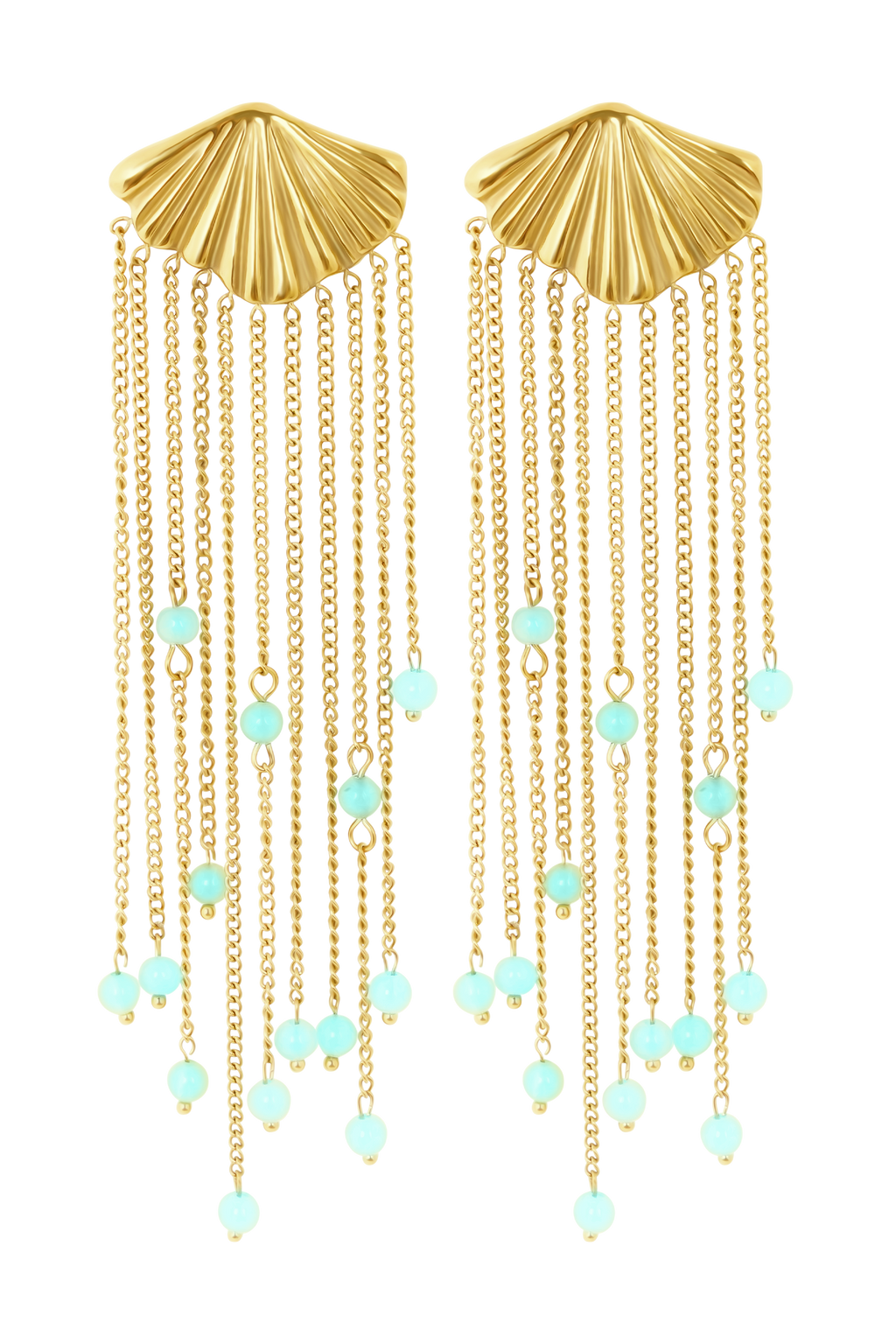 Maia Chandelier Earrings - Gold