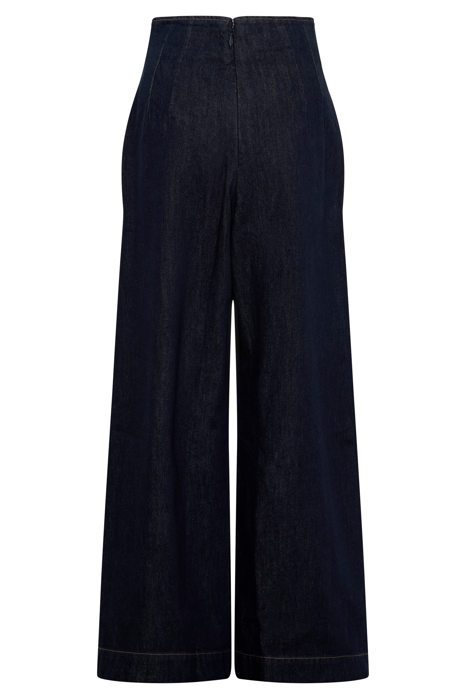 Maral High Waisted Dart Jeans - Washed Indigo Blue