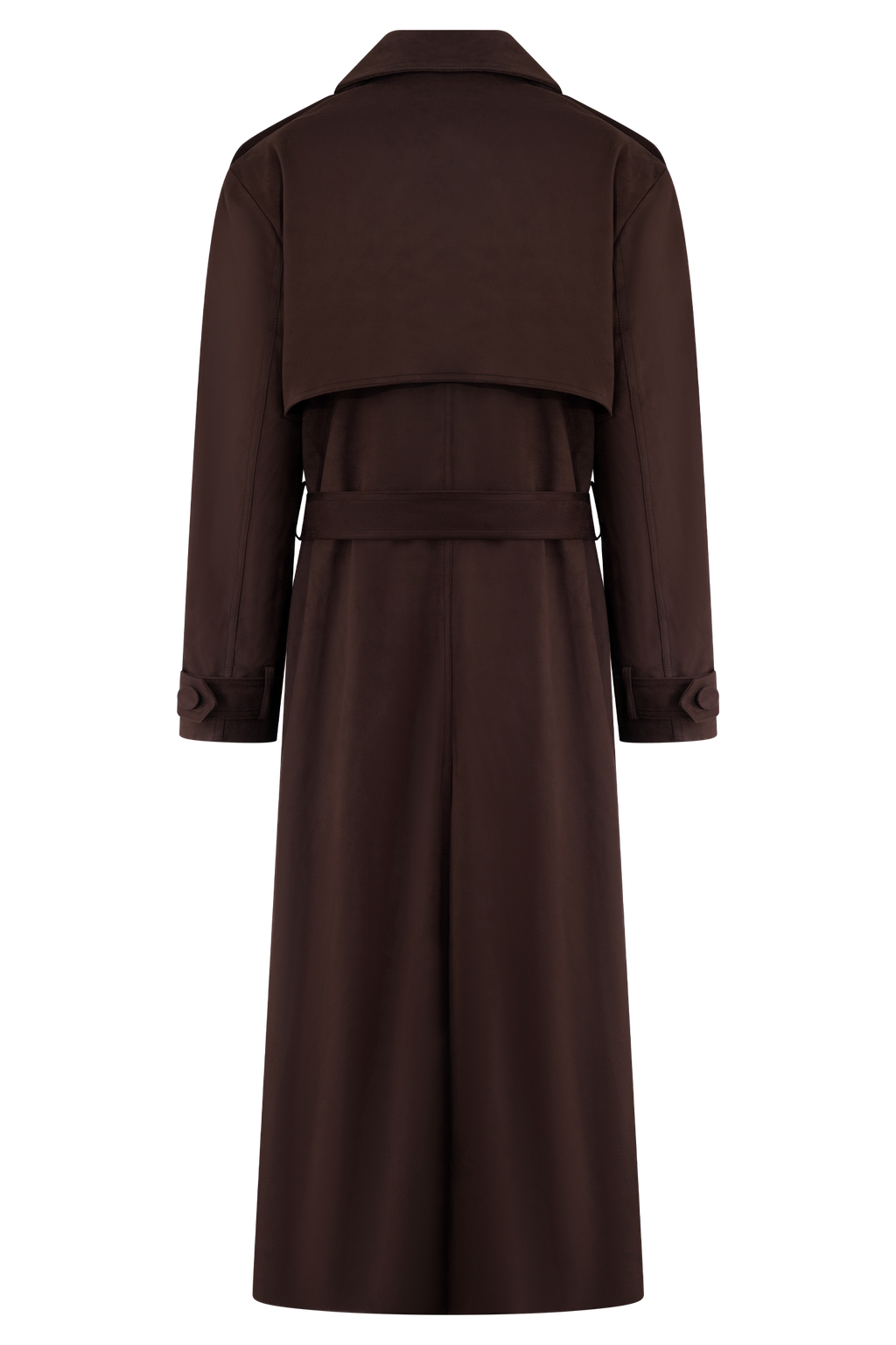 Marc Faux Suede Coat - Cocoa Chocolate