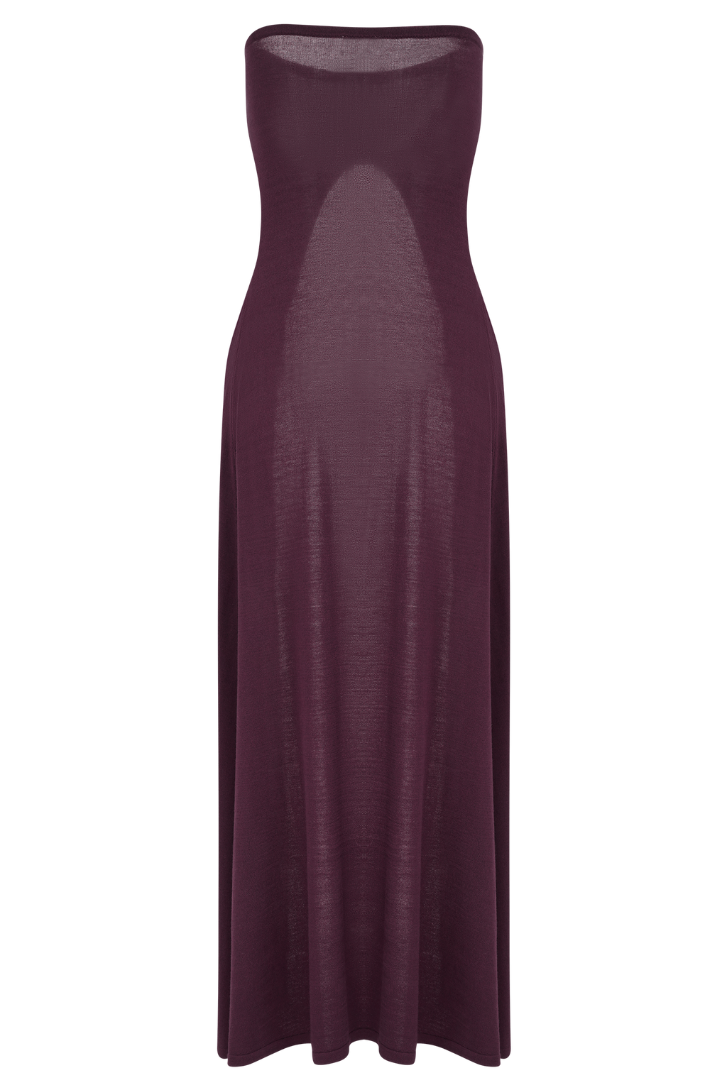 Marimae Long Knit Top - Plum