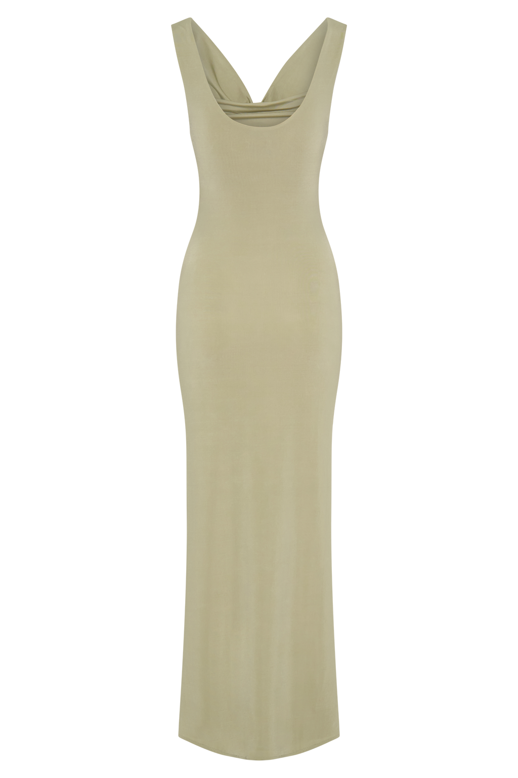Marta Slinky Cowl Maxi Dress - Sage