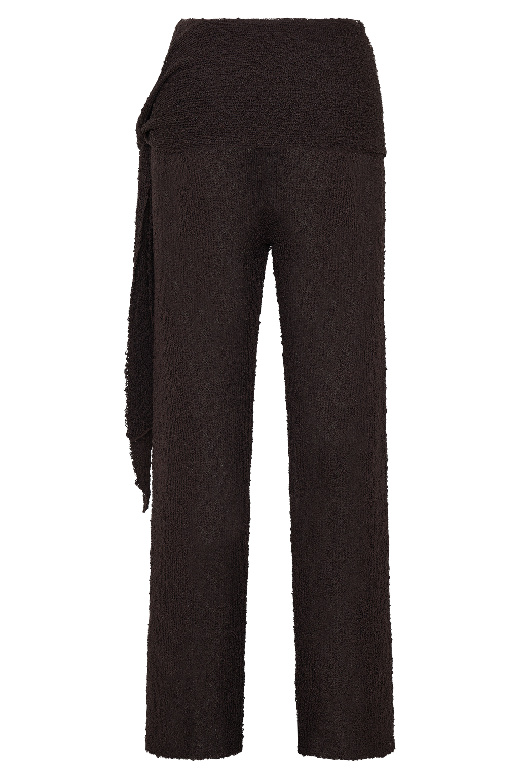 Mattais Boucle Knit Pants - Dark Chocolate