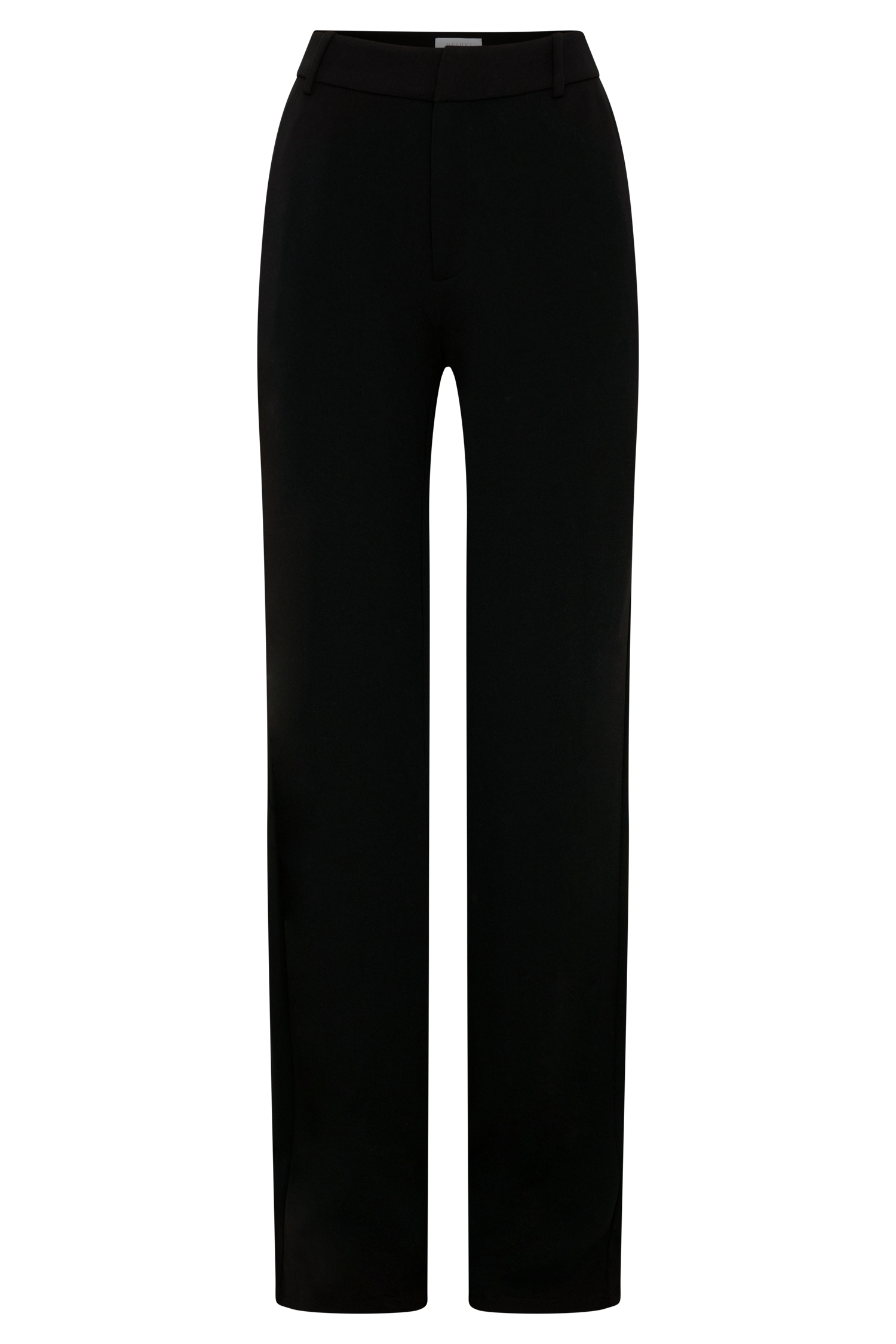 Maude Crepe Straight Leg Pants - Black