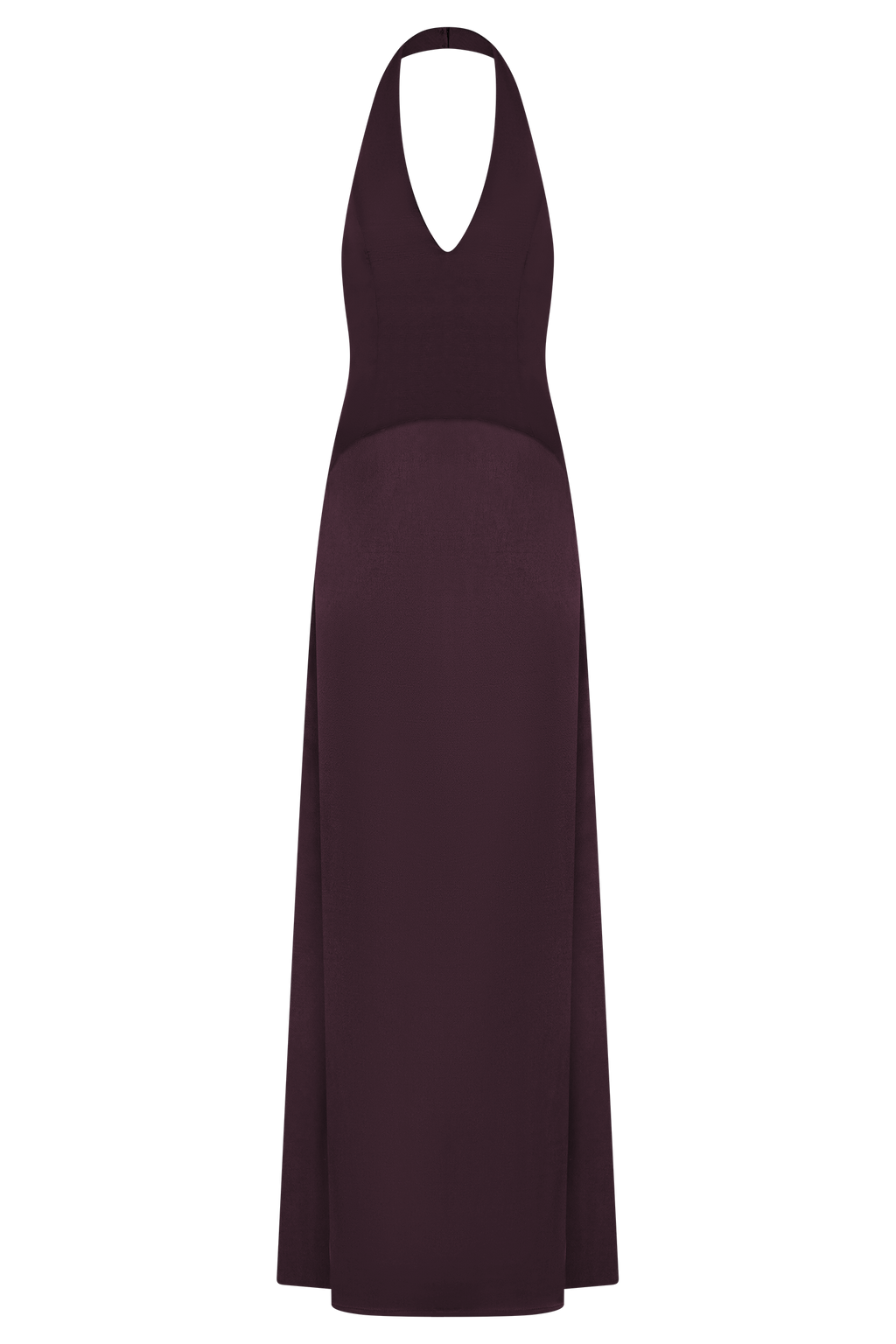 Maura Taffeta And Satin Maxi Dress - Wine