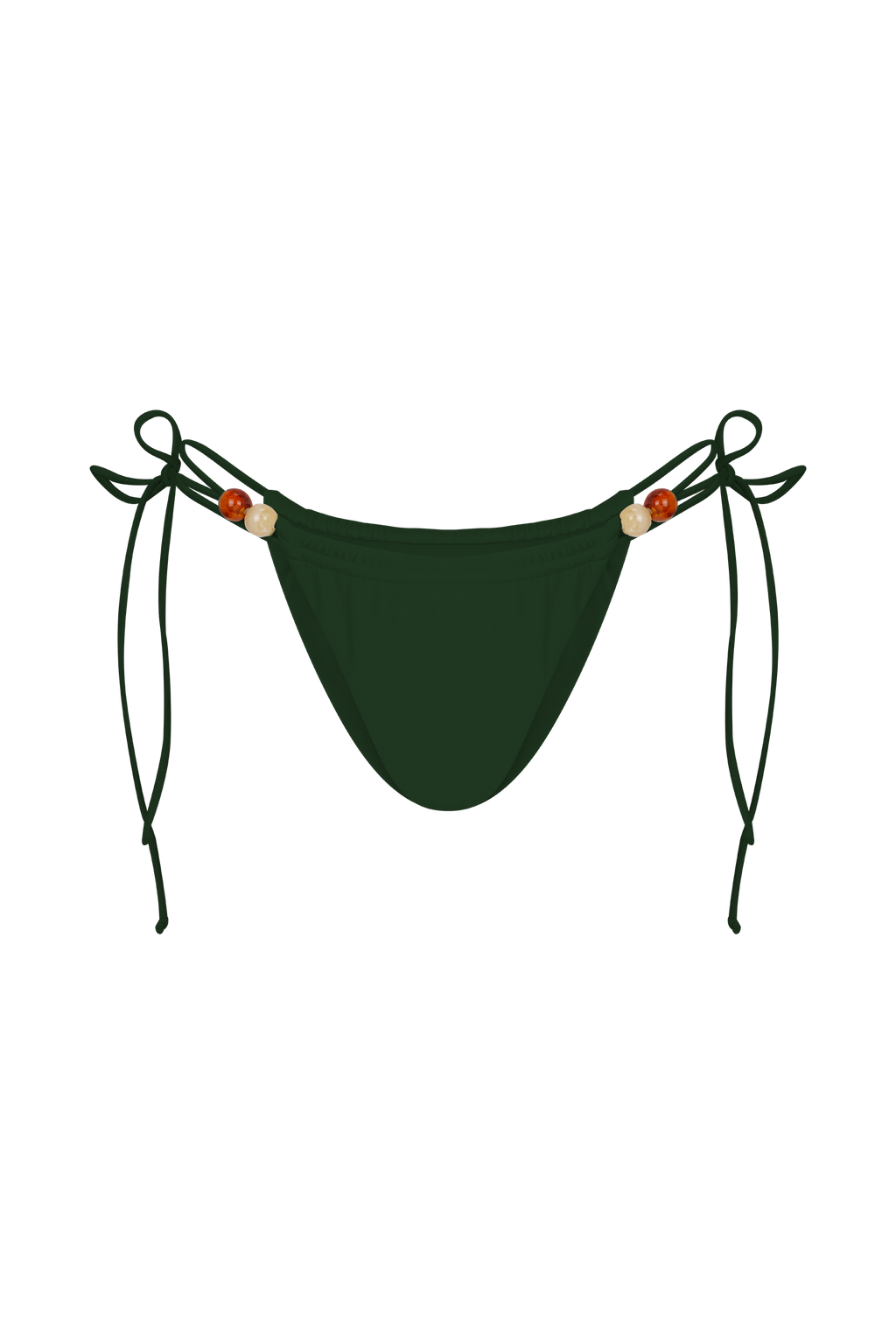 Memphis Beaded Bikini Bottom - Green