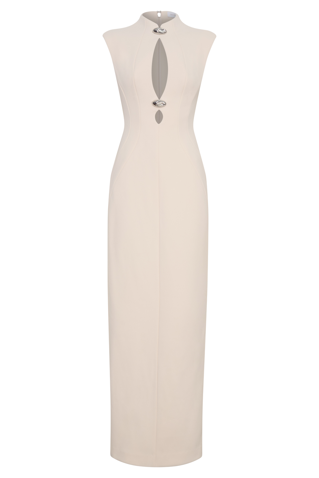 Michelle Cut Out Maxi Dress - Buttercream