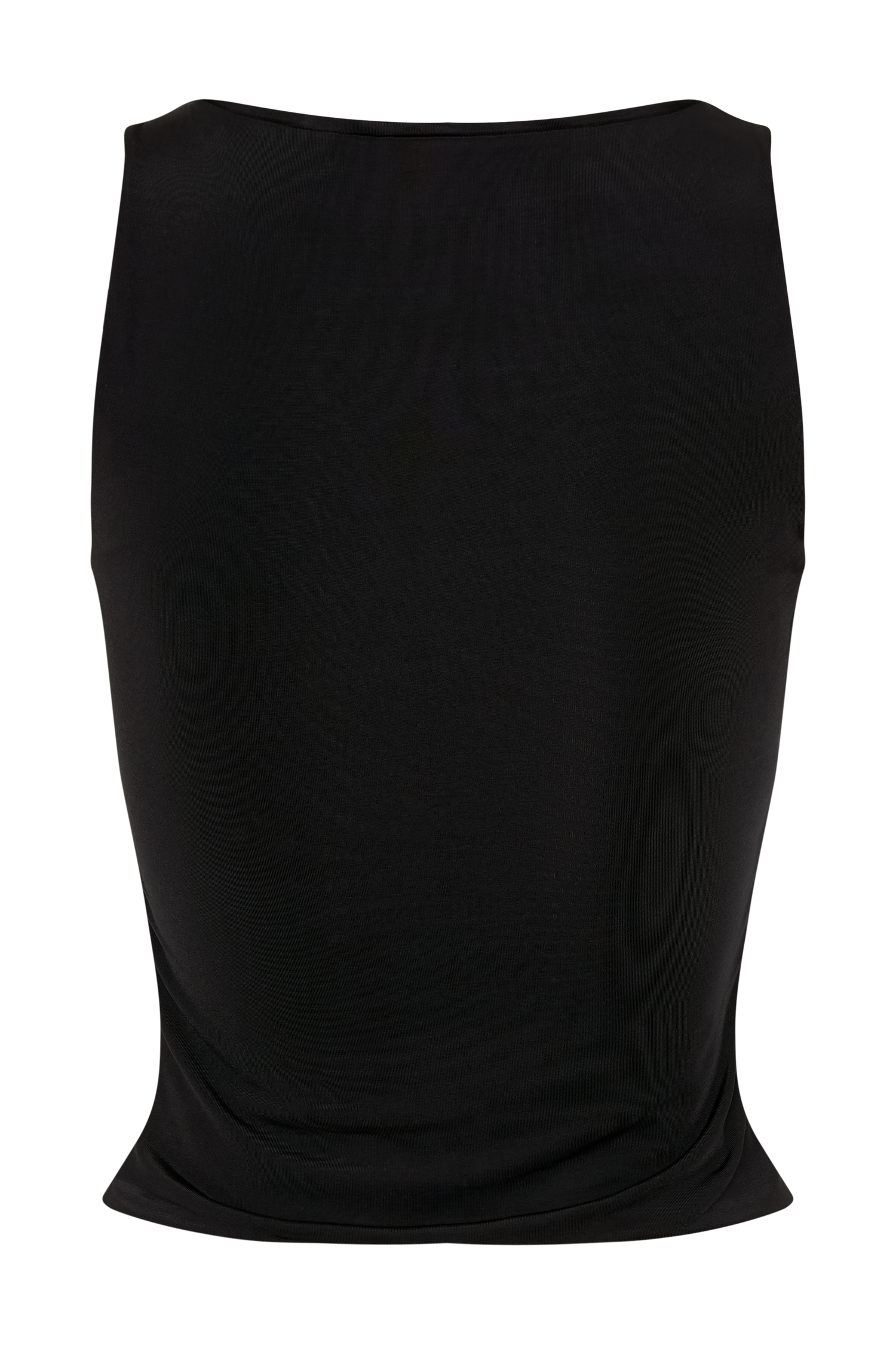 Millie Twist Sleeveless Top - Black