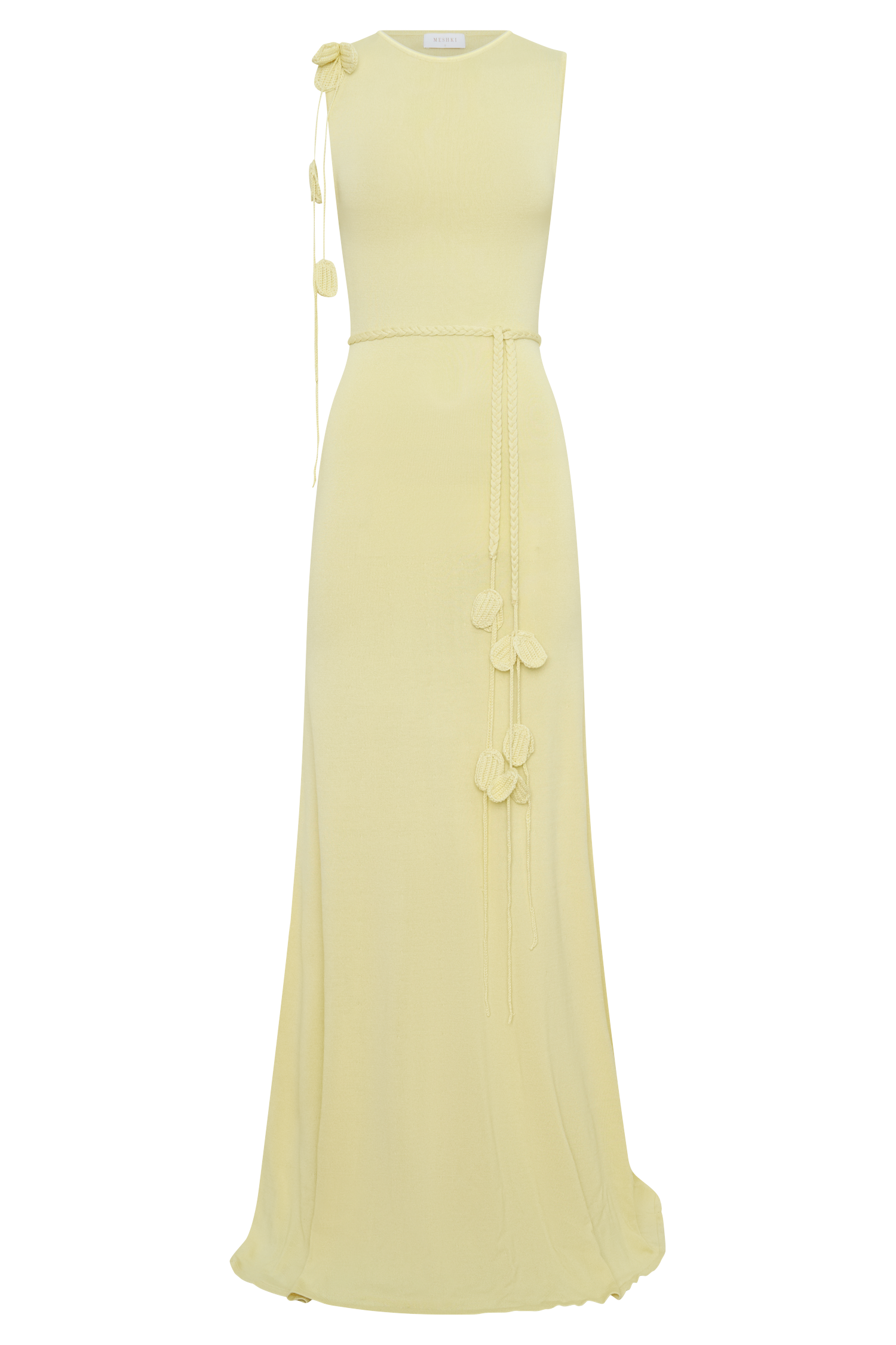 Monay Tulip Maxi Dress - Lemon