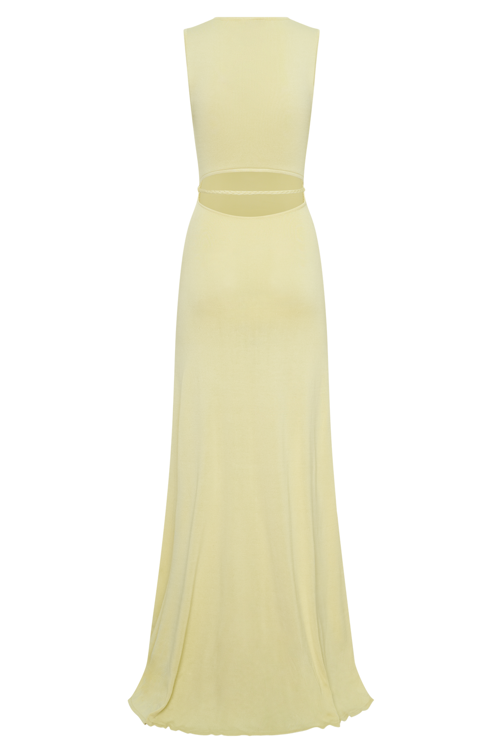 Monay Tulip Maxi Dress - Lemon