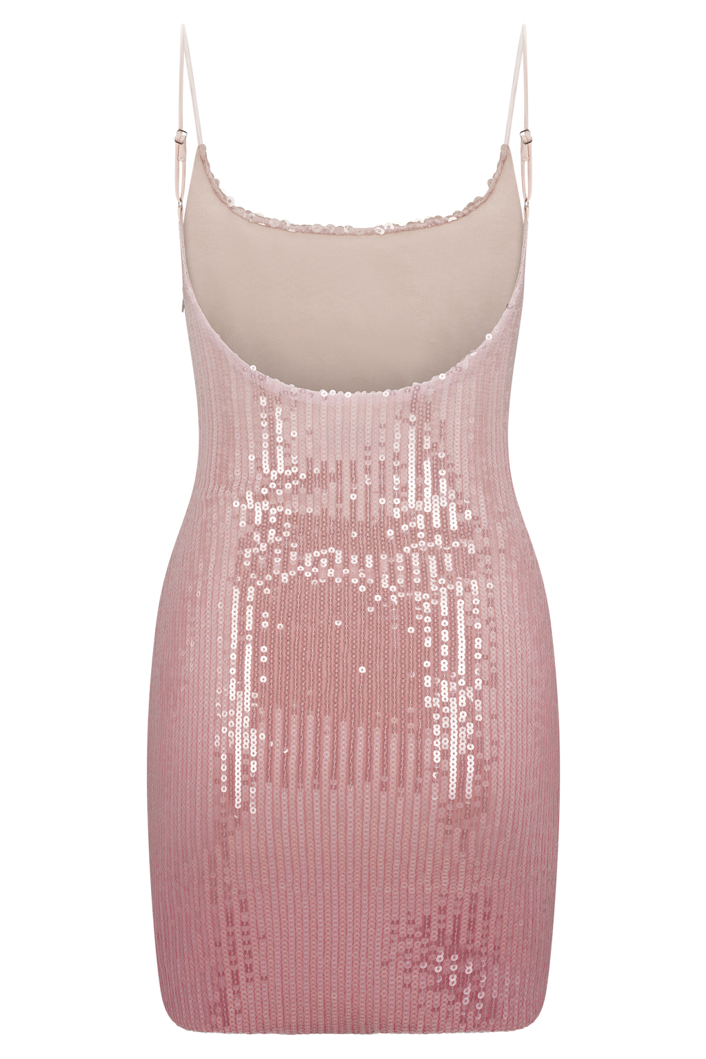 Mora Sequin Mini Dress - Ombre Pink