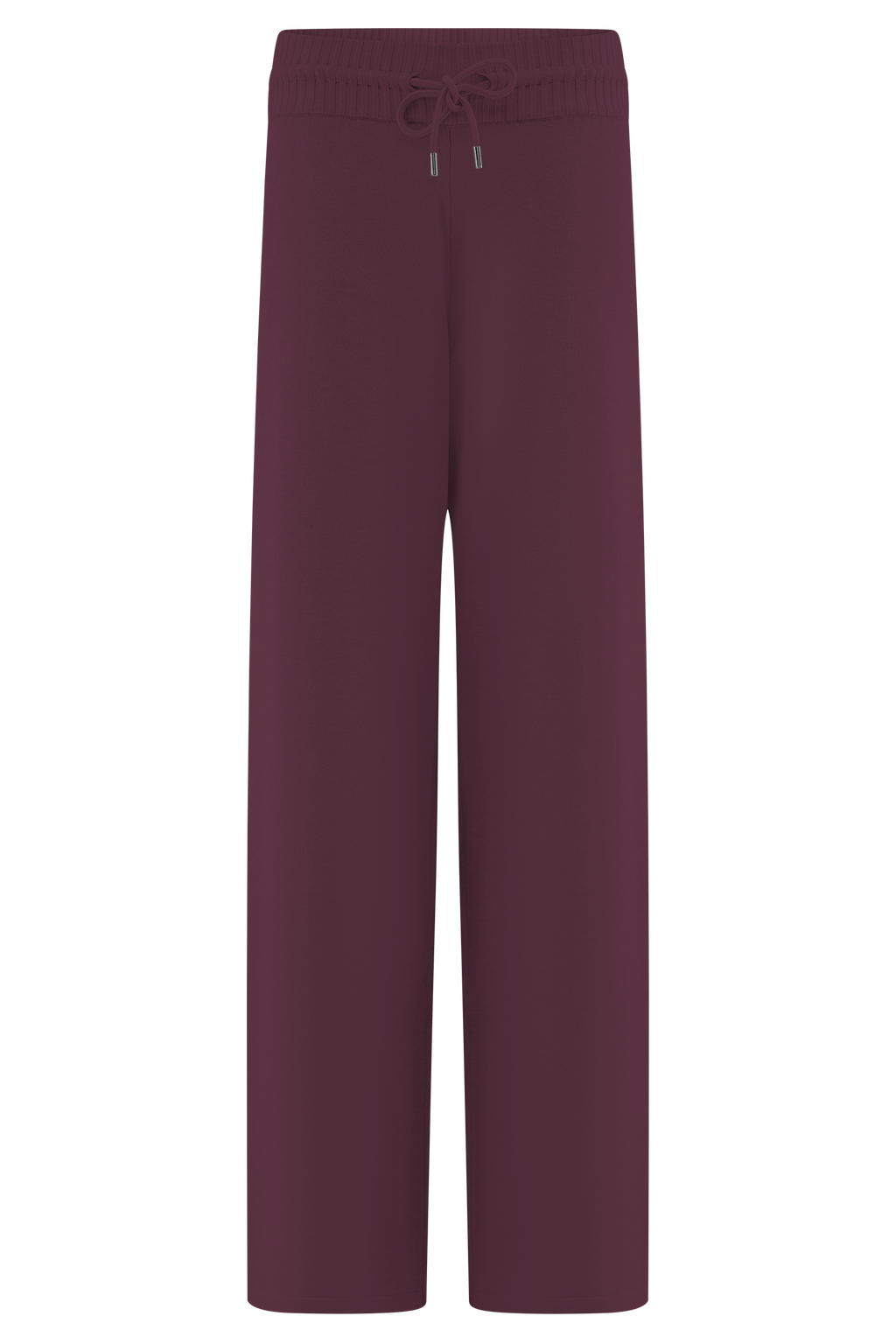 Natalya Knit Wide Leg Pants - Merlot
