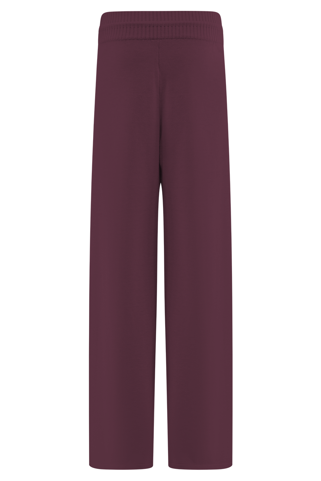 Natalya Knit Wide Leg Pants - Merlot
