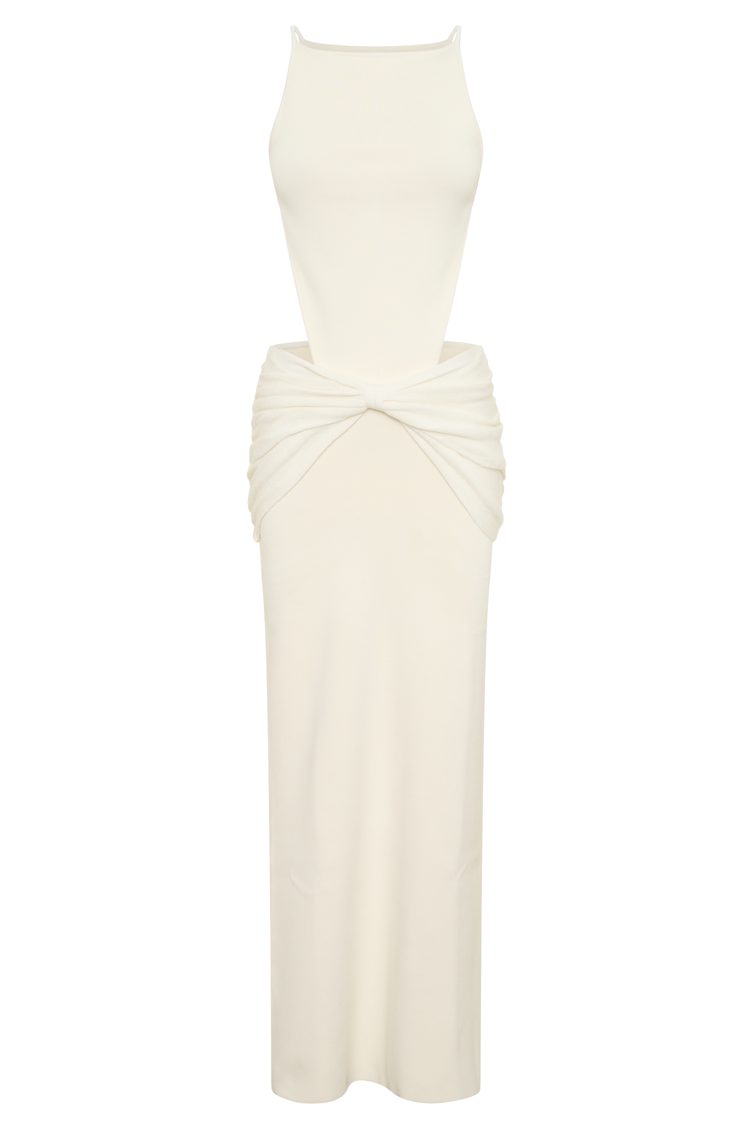 Nathaelie Sleeveless Maxi Dress - White